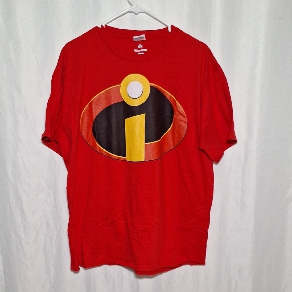 Disney Red Relaxed Graphic Tee Short Sleeve
